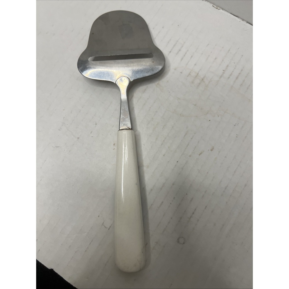 Dutch Delft Cheese Slicer Holland Windmill Blue White Handle Stainless - Picture 4 of 4